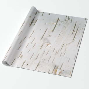 Birch bark pattern wrapping paper