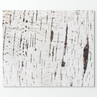 Birch Tree Rustic Woodland Wrapping Paper