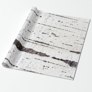 Birch bark pattern wrapping paper