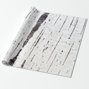 Birch bark pattern wrapping paper