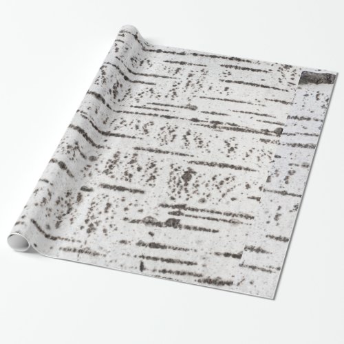 Birch bark pattern wrapping paper