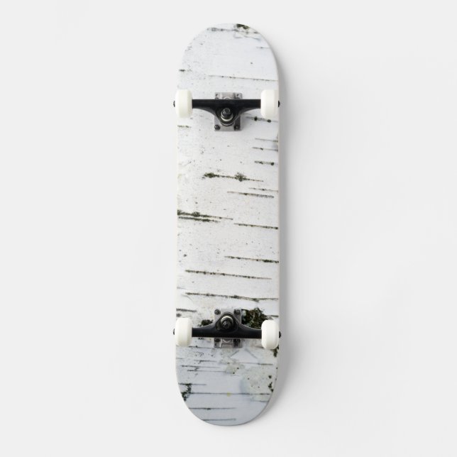 Birch bark skateboard (Front)