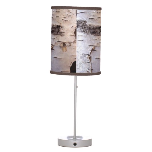 Birch Bark Table Lamp (Back)