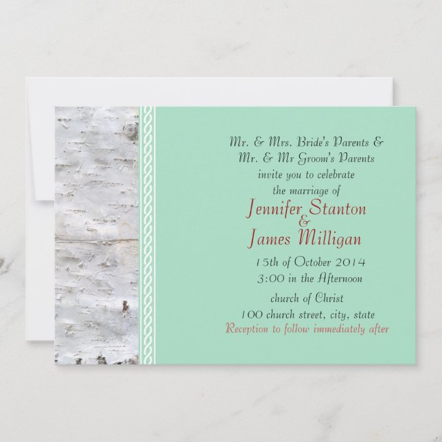 Birch bark template (Front)