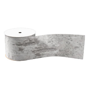 Birch Bark Texture Grosgrain Ribbon