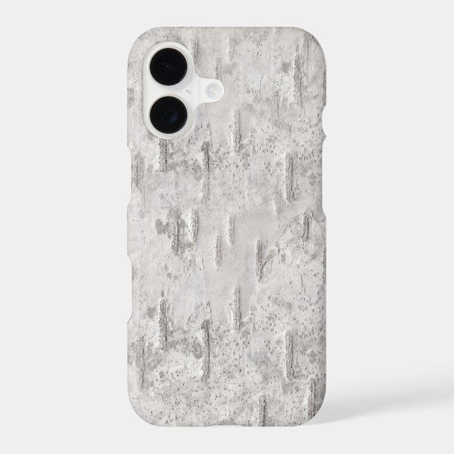 Birch Bark Texture Iphone Case (Back)