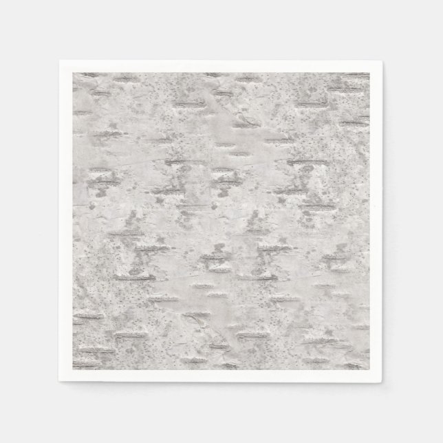 Birch Bark Texture Napkins (Front)