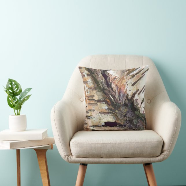 BIRCH BARK THROW PILLOW (Chair)