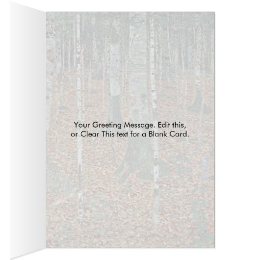 Birch By Gustav Klimt (Inside (Right))