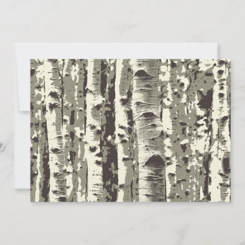 Birch Forest 1 Thank You Card