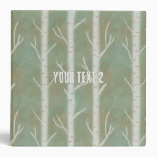 birch forest 3 ring binder