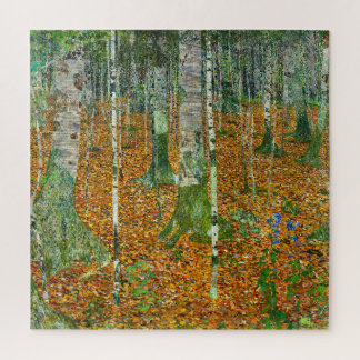 Birch Forest by Gustav Klimt Jigsaw Puzzle