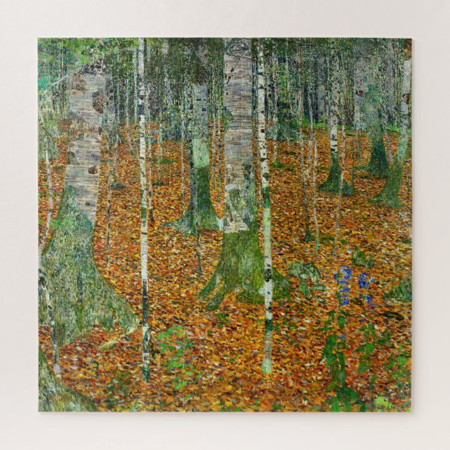 Birch Forest by Gustav Klimt Jigsaw Puzzle (Vertical)