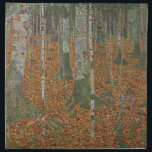 Birch Forest by Gustav Klimt, Vintage Art Nouveau Cloth Napkin<br><div class="desc">Birch Forest (c. 1903) by Gustav Klimt is a vintage Victorian Era Symbolism fine art landscape painting featuring a nature scene. A forest with birch trees and leaves in the Autumn season with brown leaves scattered on the ground. About the artist: Gustav Klimt (1862-1918) was an Austrian Symbolist painter and...</div>