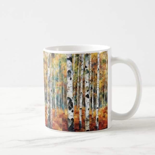 Birch Forest Coffee Mug (Right)
