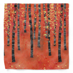 Birch Forest Landscape Bandana