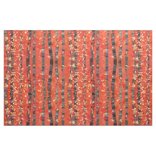 Birch Forest Landscape Fabric