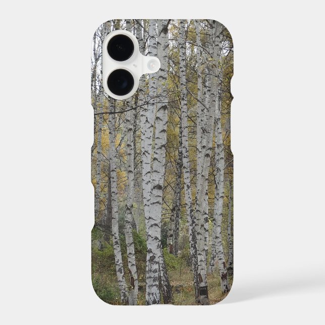 Birch forest Photo Apple iPhone 8/7, Barely There Case (Back)