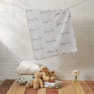Birch Tree Baby Blanket