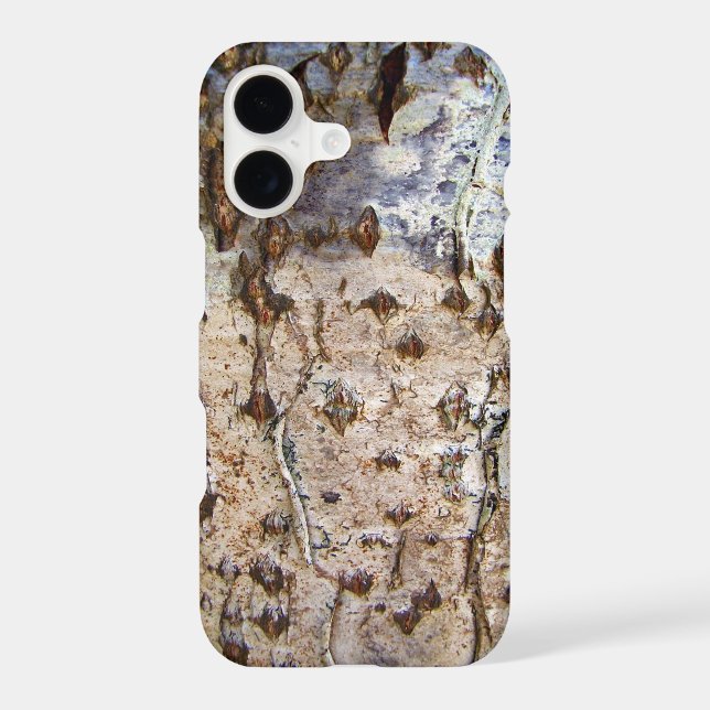 Birch Tree Bark Phone Case (Back)