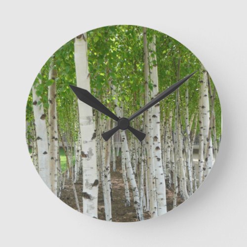 Birch Tree Clock