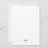Birch Tree Forest Landscape Flat Card (Back)