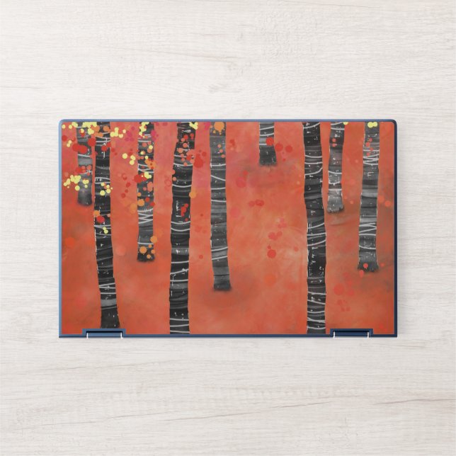 Birch Tree Forest Landscape HP Laptop Skin (Front)