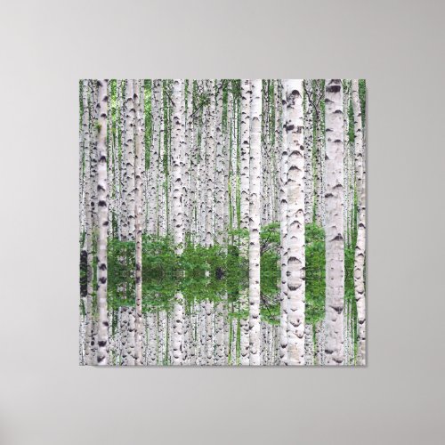Birch Tree Forest Nature Canvas Wall Art