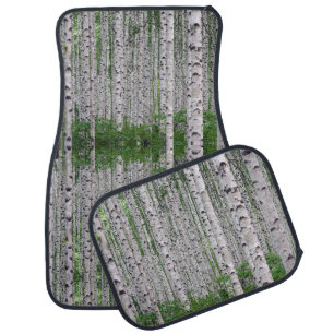 Birch Tree Forest Nature Car Floor Mat