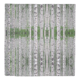 Birch Tree Forest Nature Duvet Cover