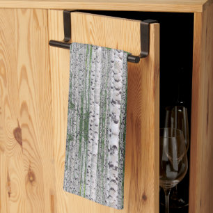 Birch Tree Forest Nature Kitchen Towel