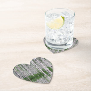 Birch Tree Forest Nature Paper Coaster