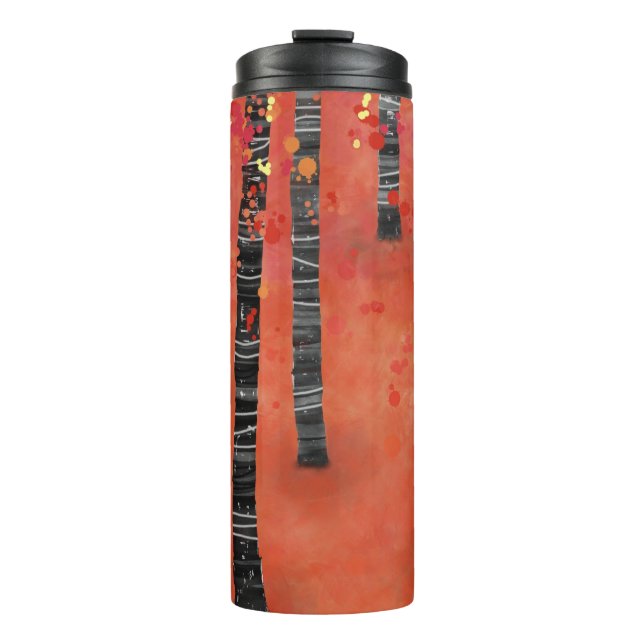 Birch Tree Forest Thermal Tumbler (Front)