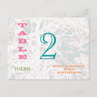 Birch Tree Forest Wedding Table Number