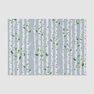 Birch Tree Forest - Woody Tissue Paper