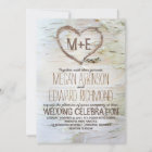 Birch Tree Heart Rustic Fall Wedding