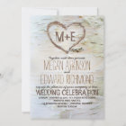 Birch Tree Heart Rustic Fall Wedding