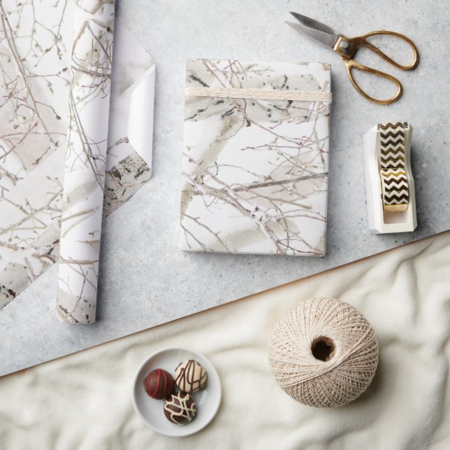 Birch Tree in Winter Wrapping Paper (Crafts)