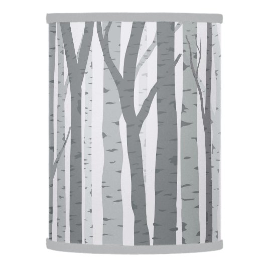 Birch Tree Lamp Shade (Left)