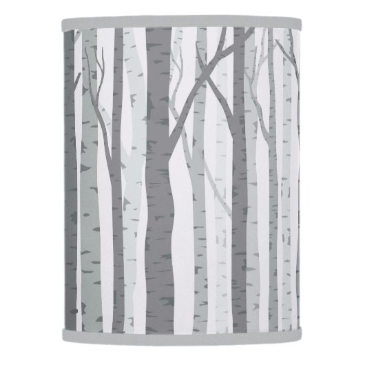 Birch Tree Lamp Shade (Front)