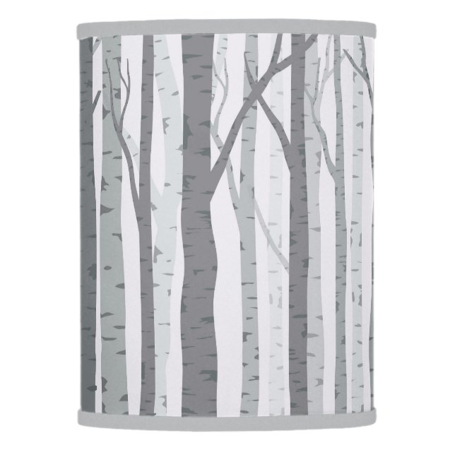 Birch Tree Lamp Shade (Front)
