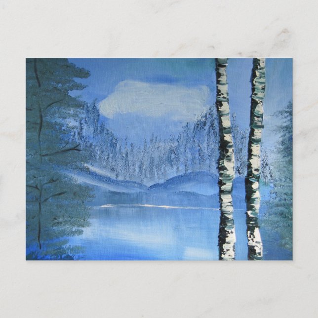 Birch Tree Postcard (horizontal) (Front)