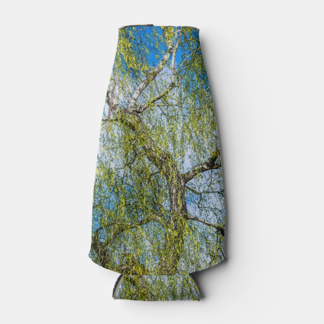 Birch tree - Spring is in the air Bottle Cooler (Front)