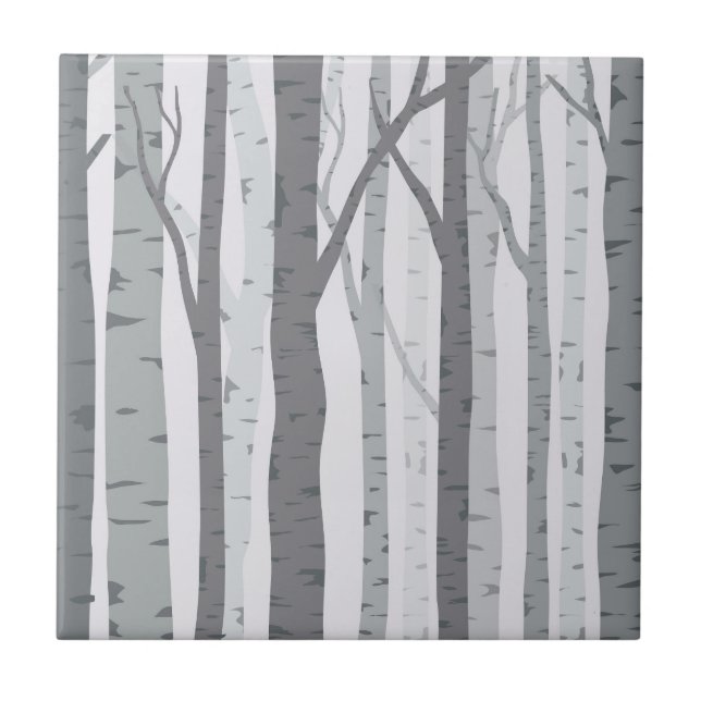 Birch Tree Tile (Front)