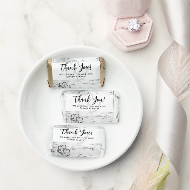 Birch Tree Wedding Favors Thank You (Wedding)