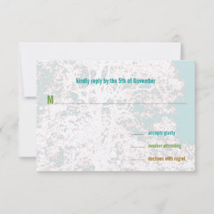 Birch Tree Western Saddle RSVP Card
