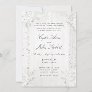 Birch Tree White Forest Wedding Invitation