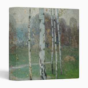 Birch Trees, 1904 (oil on canvas) 3 Ring Binder