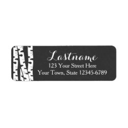 Birch Trees Address or Gift tag Return Address Label