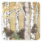 Birch Trees and Pine Cone Stickers